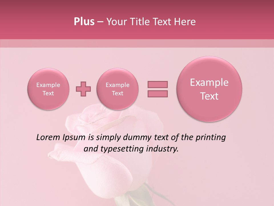 Anniversary Blossom Human PowerPoint Template