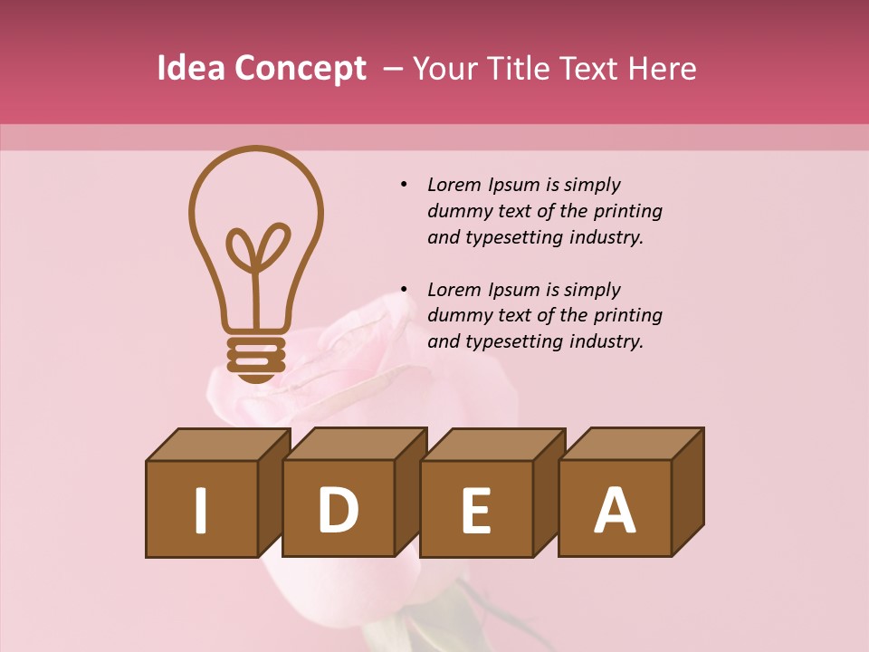 Anniversary Blossom Human PowerPoint Template