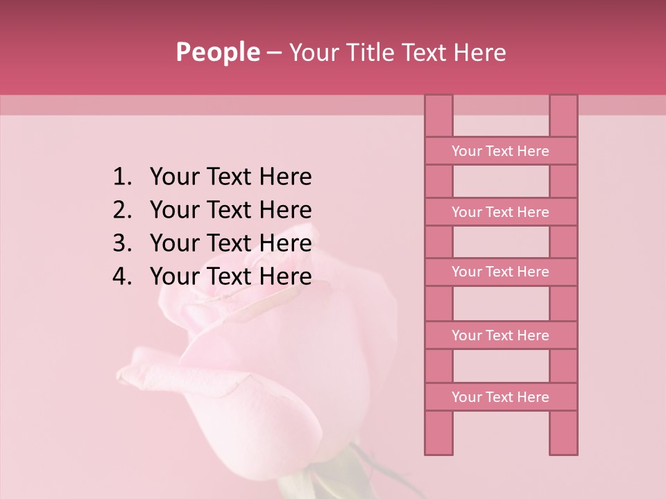 Anniversary Blossom Human PowerPoint Template