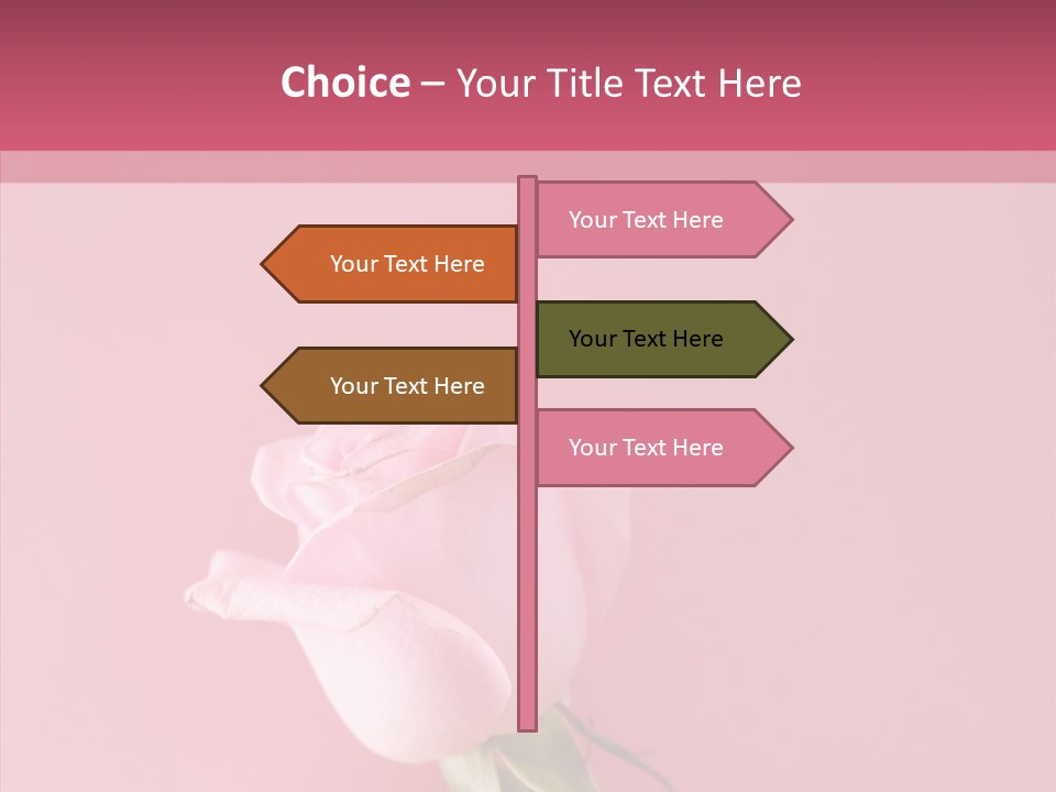 Anniversary Blossom Human PowerPoint Template