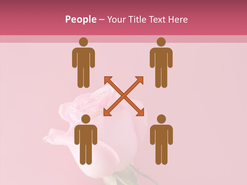 Anniversary Blossom Human PowerPoint Template