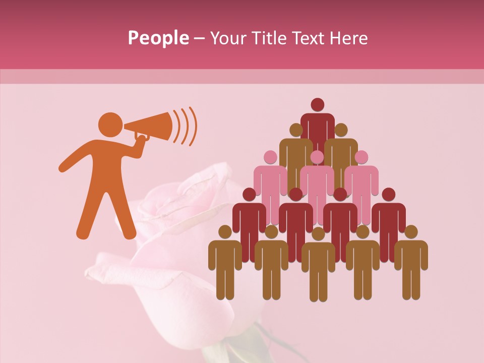 Anniversary Blossom Human PowerPoint Template