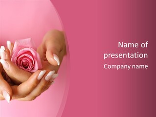 Holding Soft Gift PowerPoint Template