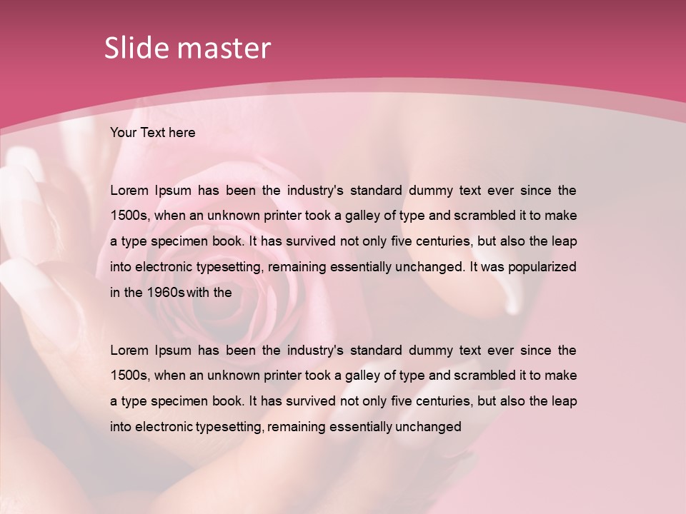 Holding Soft Gift PowerPoint Template