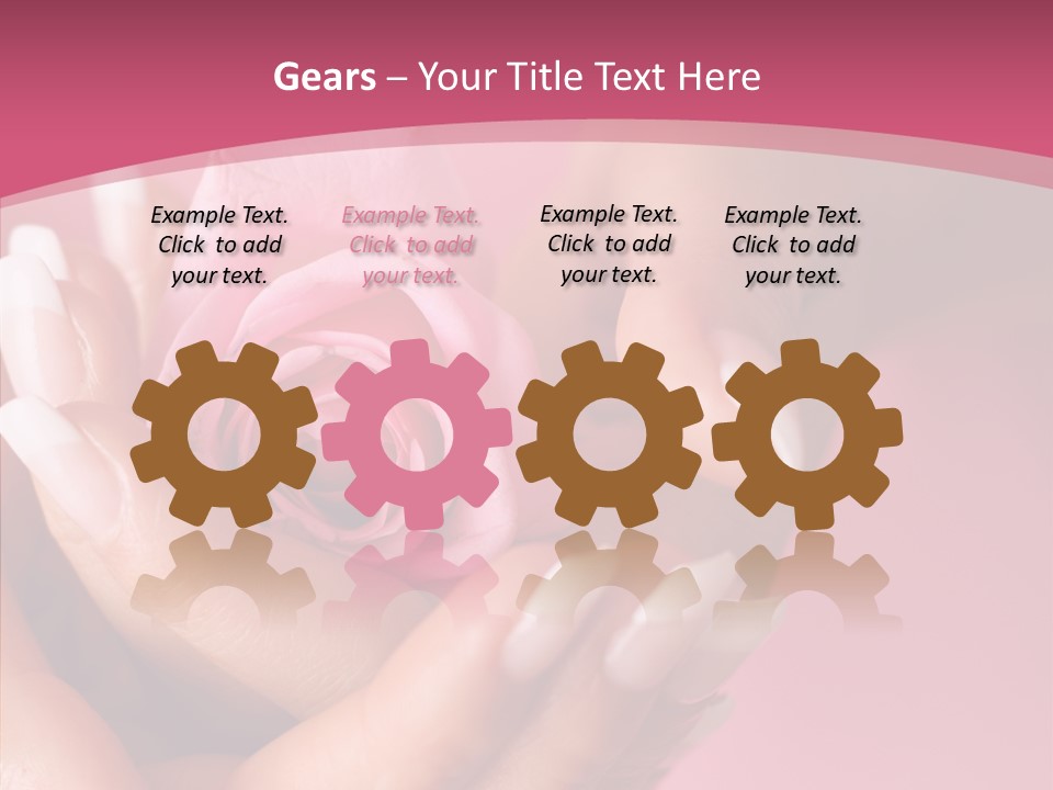 Holding Soft Gift PowerPoint Template