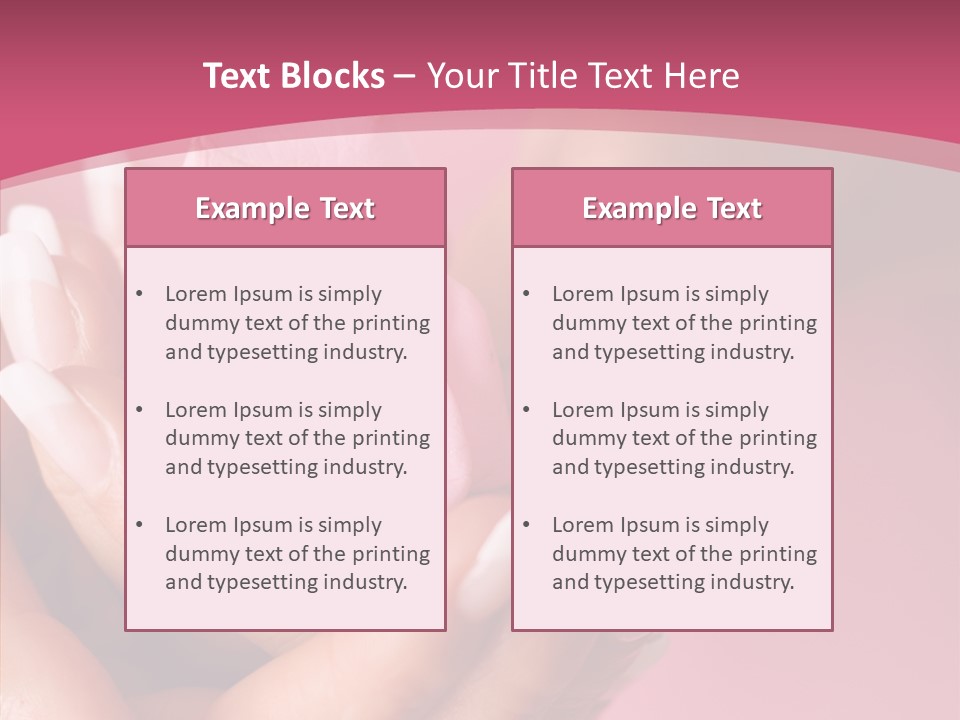 Holding Soft Gift PowerPoint Template