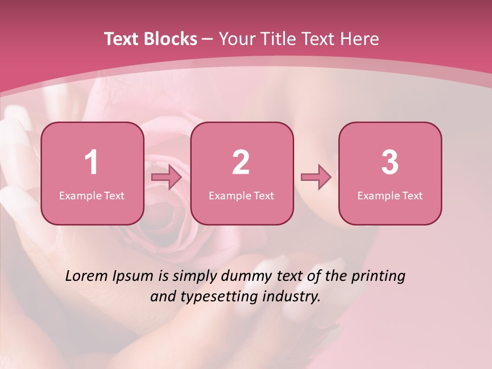 Holding Soft Gift PowerPoint Template