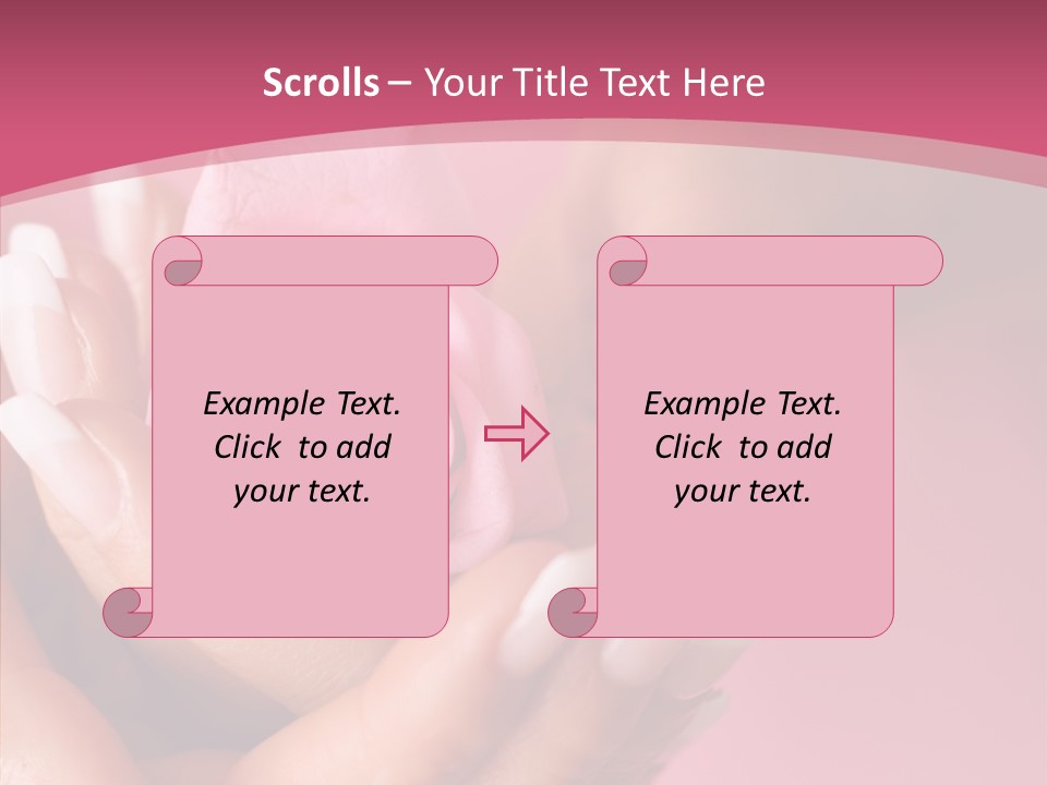 Holding Soft Gift PowerPoint Template
