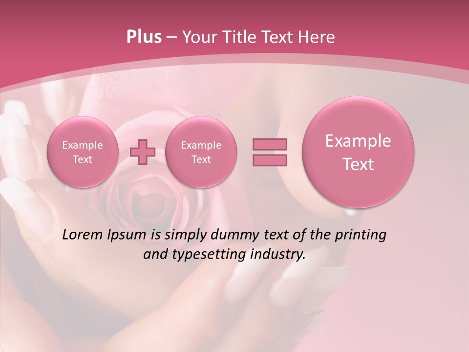 Holding Soft Gift PowerPoint Template