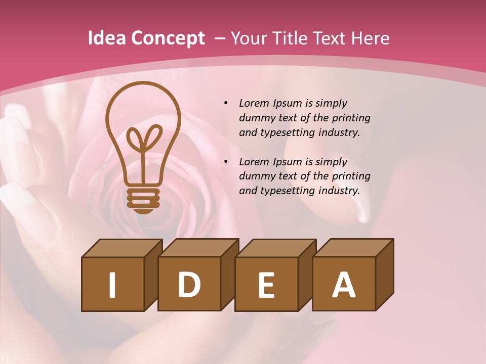 Holding Soft Gift PowerPoint Template