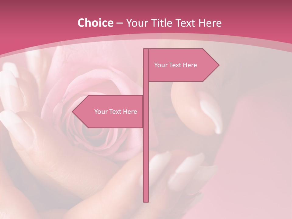 Holding Soft Gift PowerPoint Template