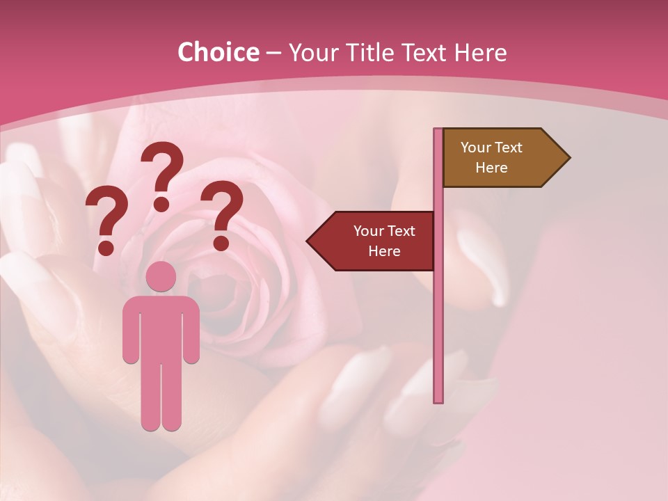 Holding Soft Gift PowerPoint Template