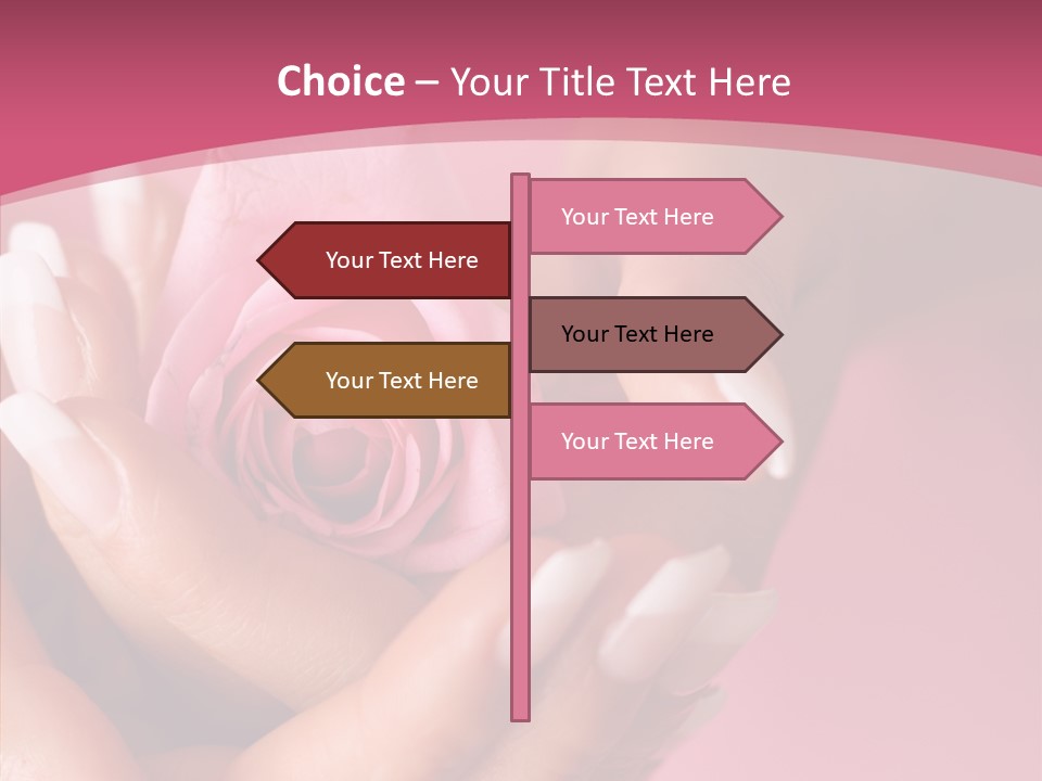 Holding Soft Gift PowerPoint Template