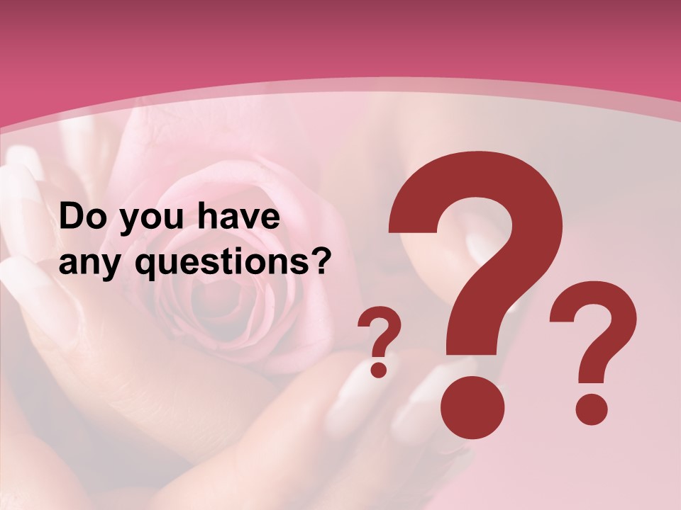 Holding Soft Gift PowerPoint Template