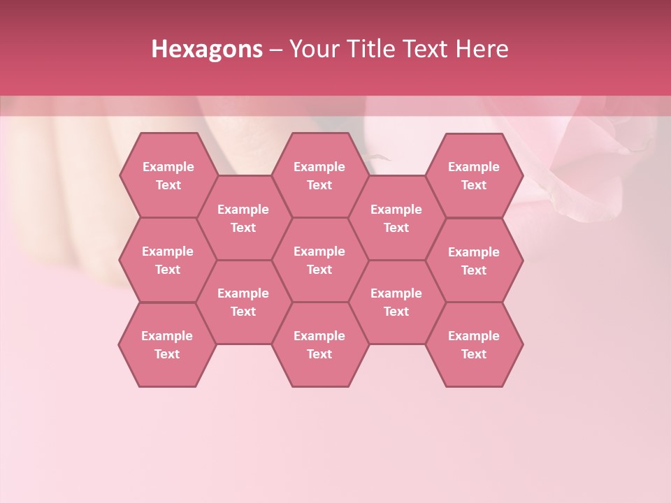 Giving Palms Pink PowerPoint Template