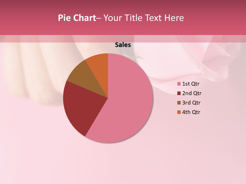 Giving Palms Pink PowerPoint Template