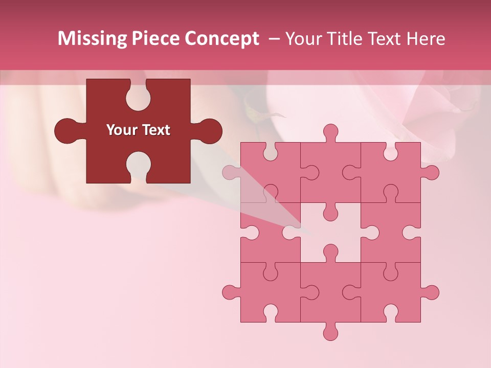 Giving Palms Pink PowerPoint Template