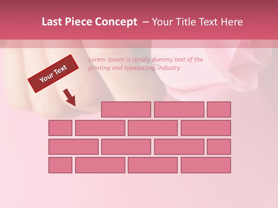 Giving Palms Pink PowerPoint Template