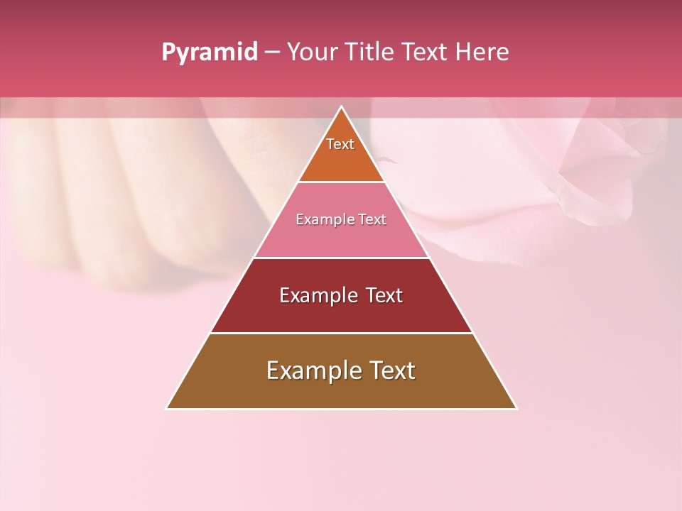 Giving Palms Pink PowerPoint Template