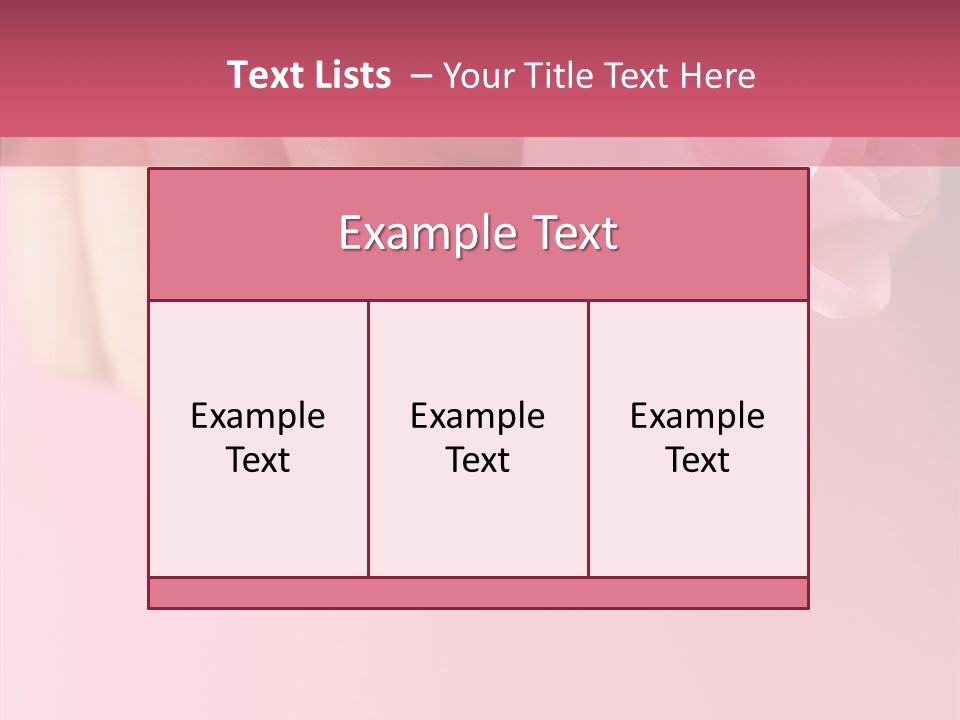 Giving Palms Pink PowerPoint Template