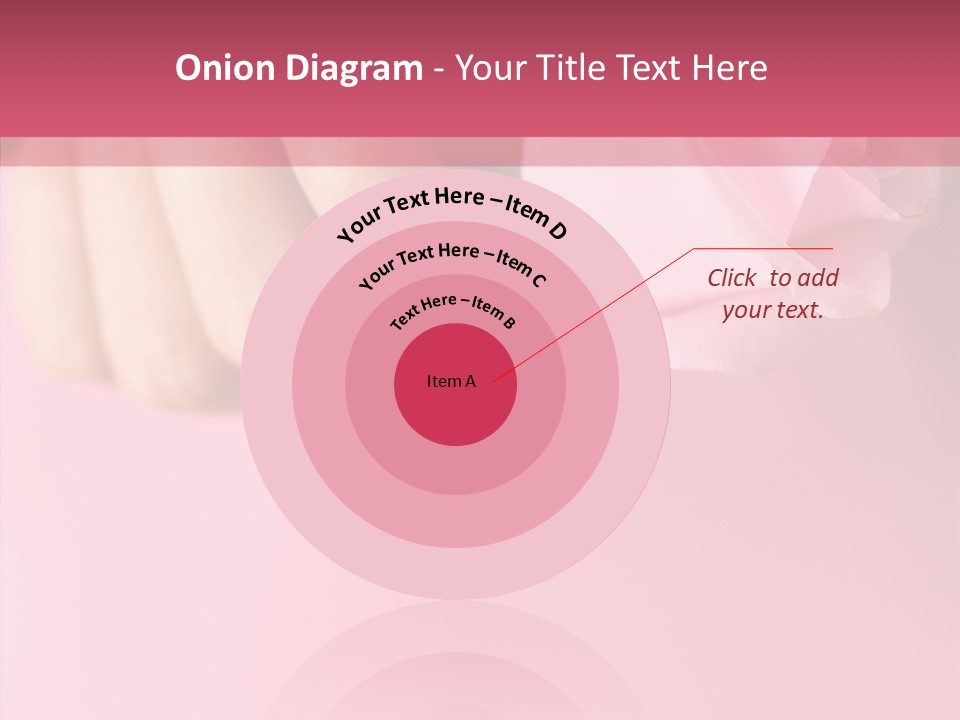 Giving Palms Pink PowerPoint Template