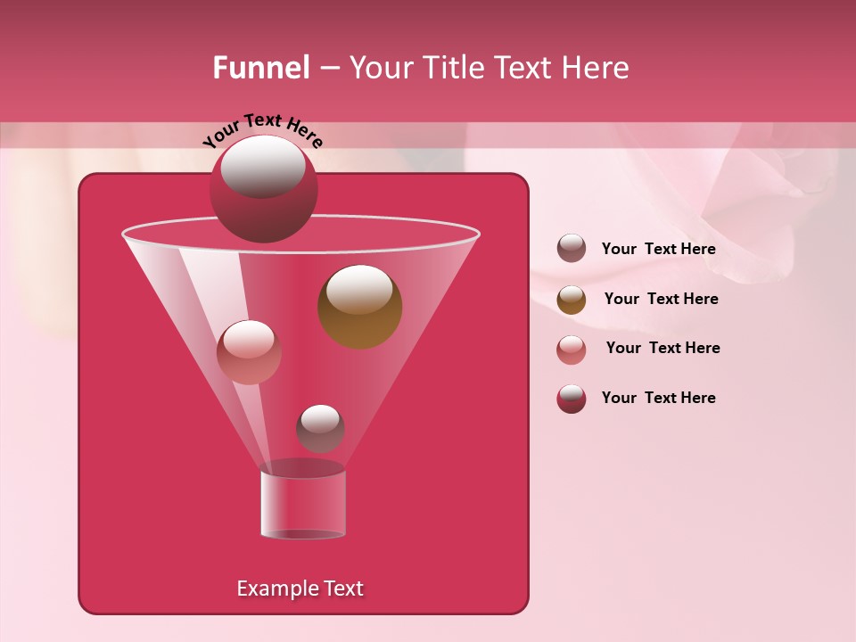 Giving Palms Pink PowerPoint Template