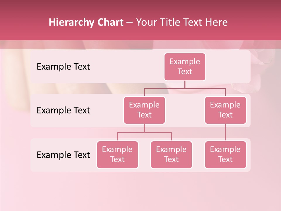 Giving Palms Pink PowerPoint Template