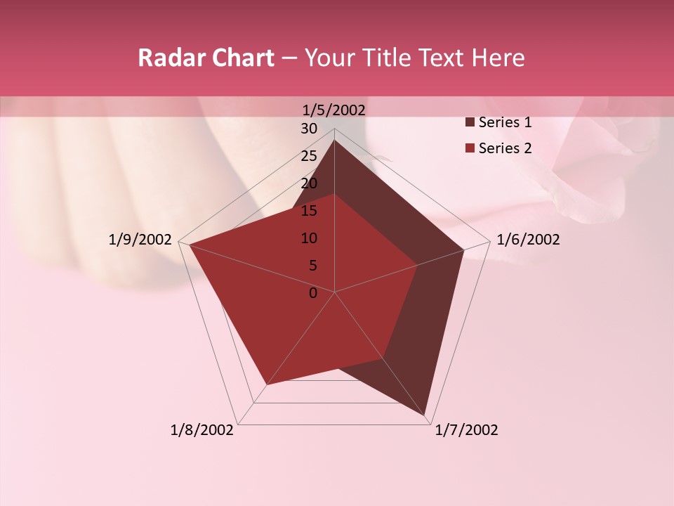 Giving Palms Pink PowerPoint Template