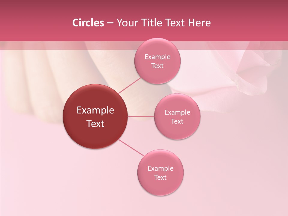Giving Palms Pink PowerPoint Template