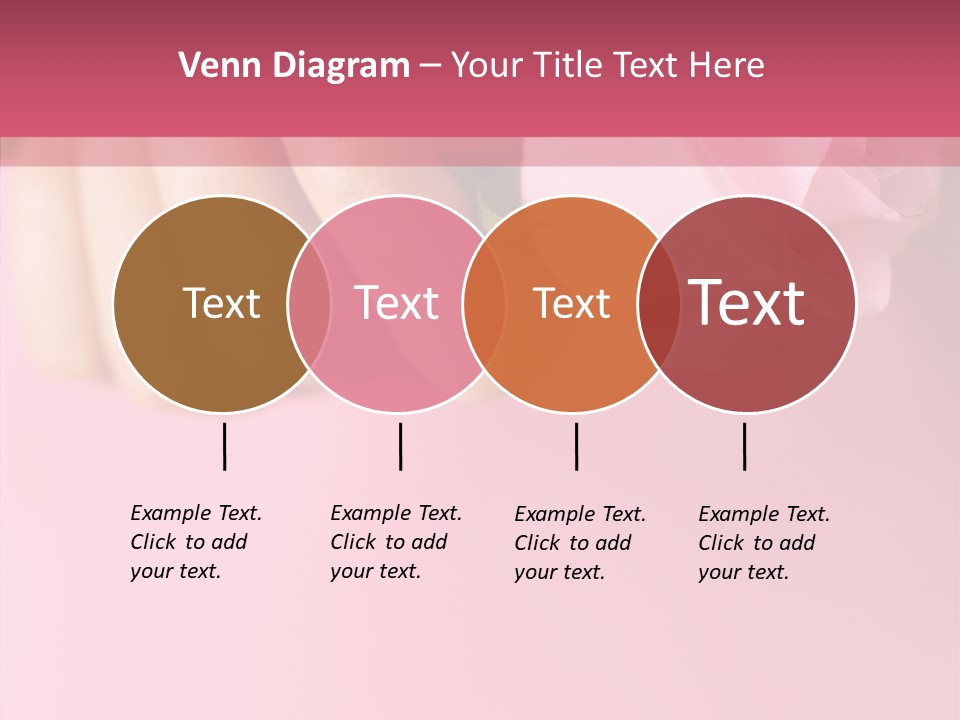 Giving Palms Pink PowerPoint Template