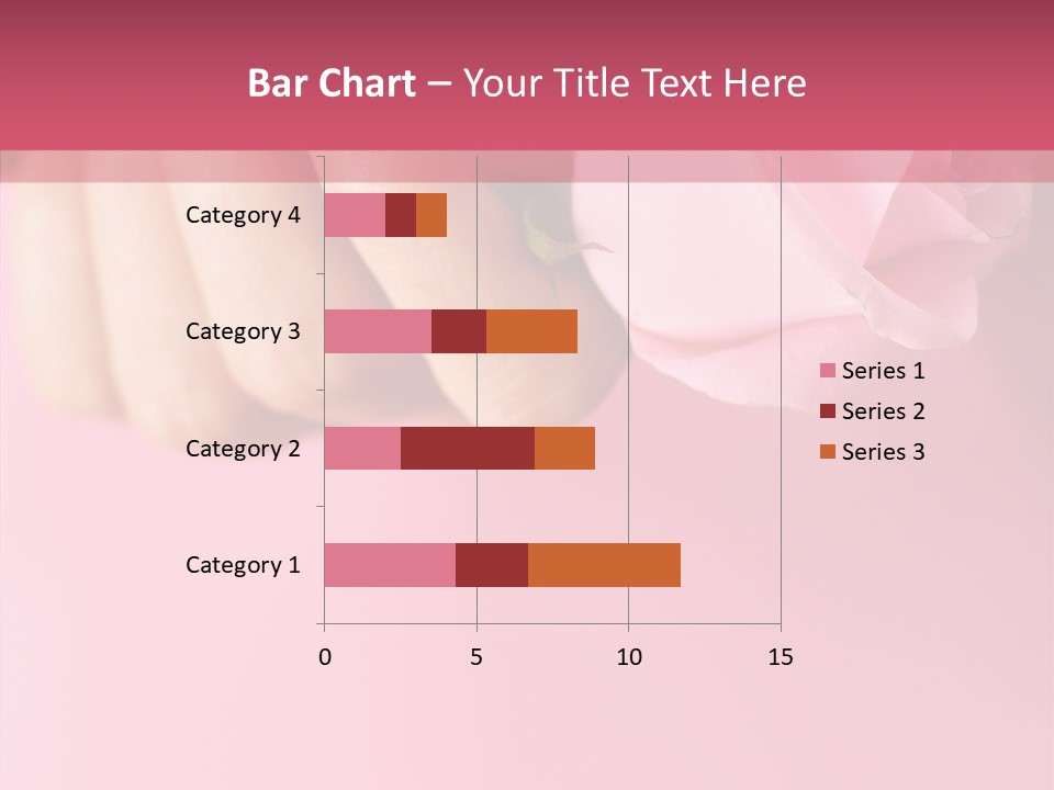 Giving Palms Pink PowerPoint Template