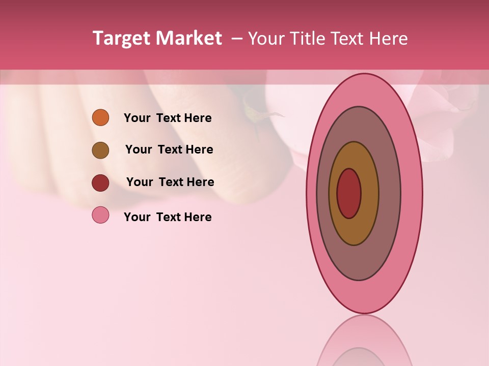 Giving Palms Pink PowerPoint Template