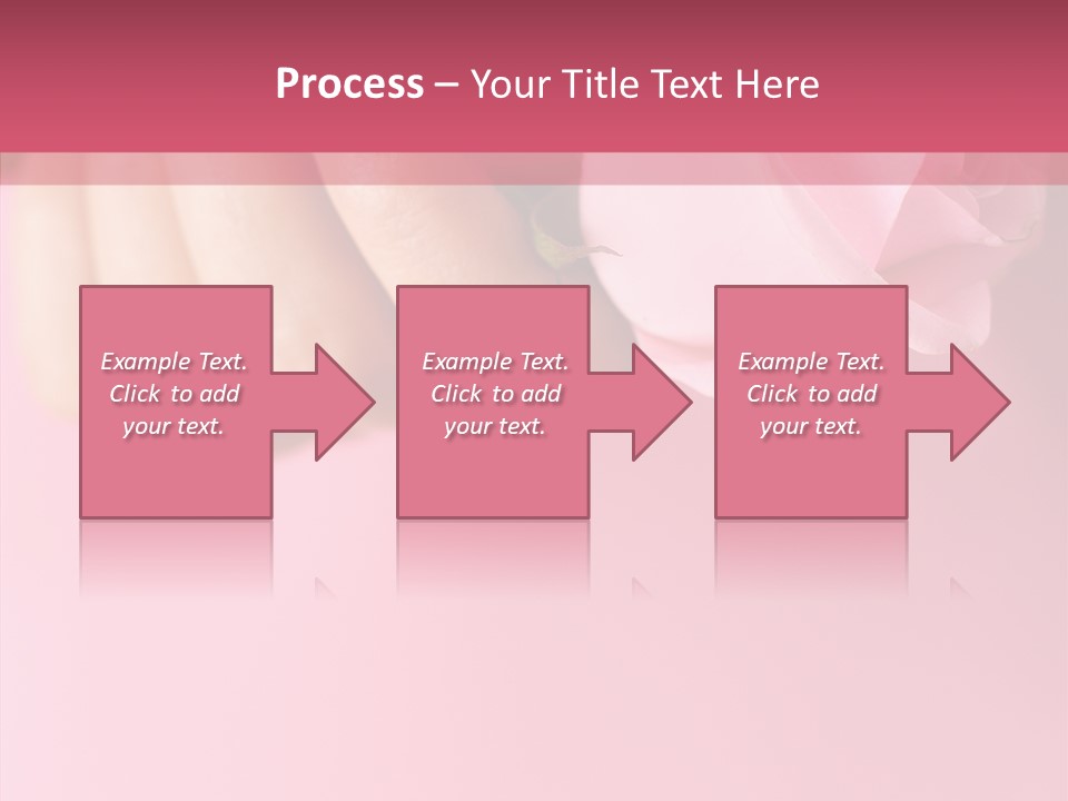 Giving Palms Pink PowerPoint Template