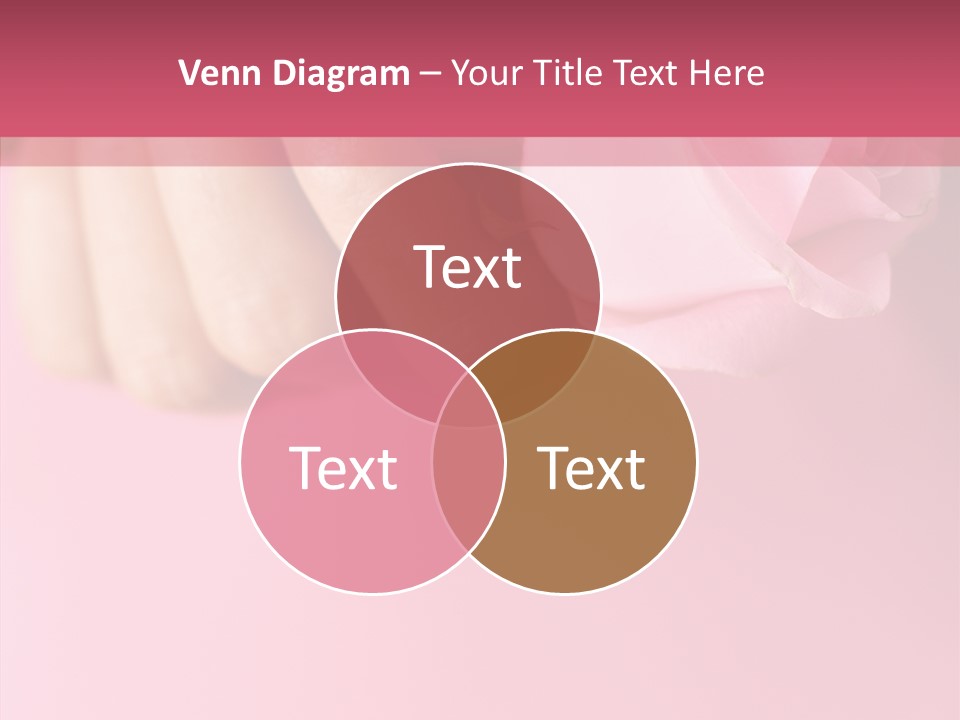 Giving Palms Pink PowerPoint Template