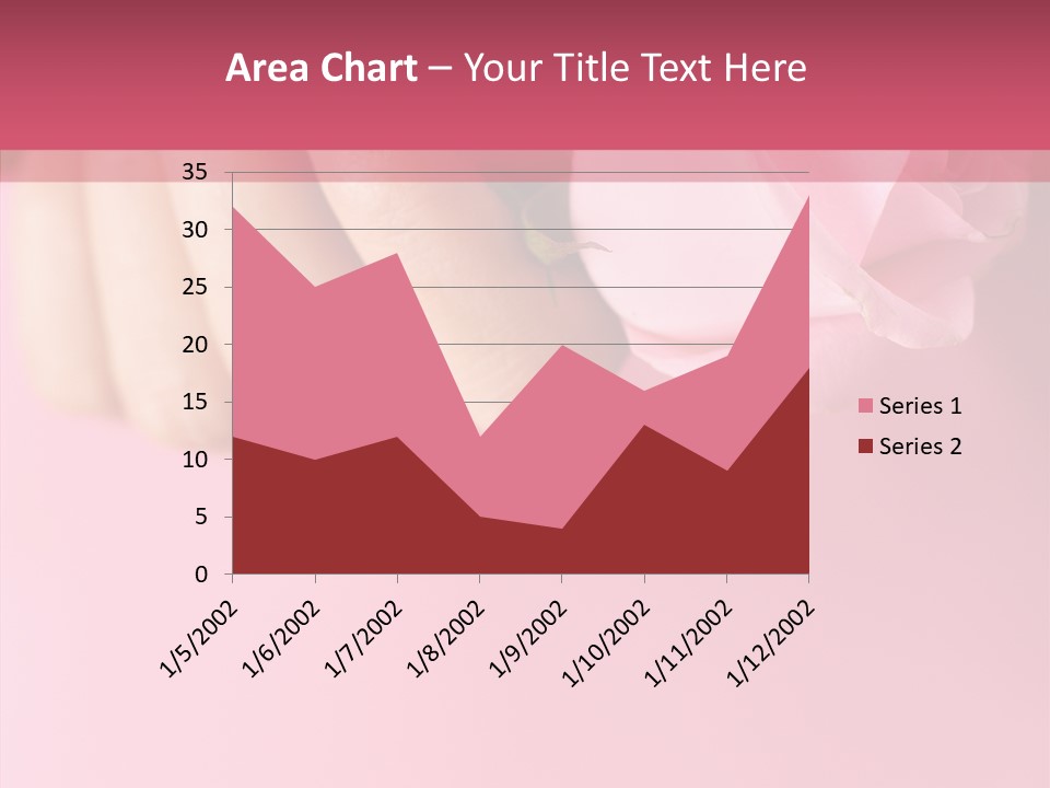 Giving Palms Pink PowerPoint Template