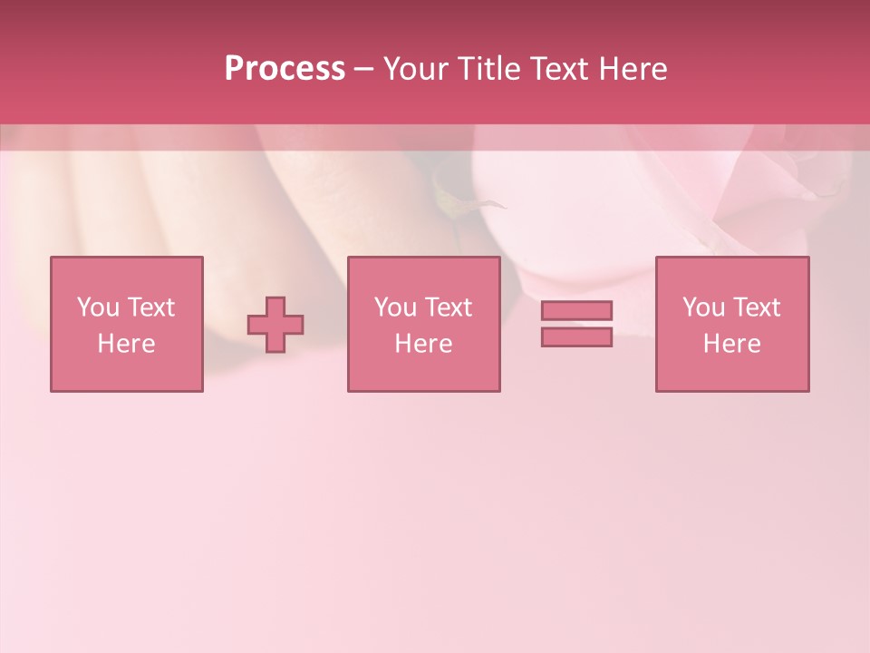 Giving Palms Pink PowerPoint Template