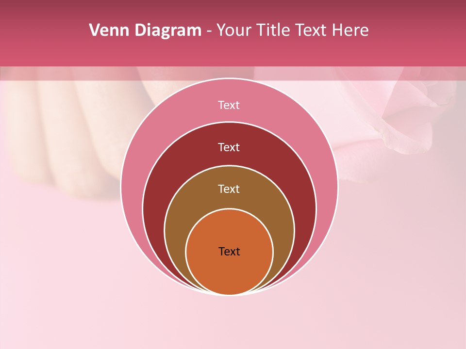 Giving Palms Pink PowerPoint Template