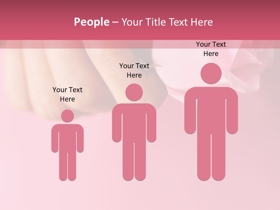 Giving Palms Pink PowerPoint Template