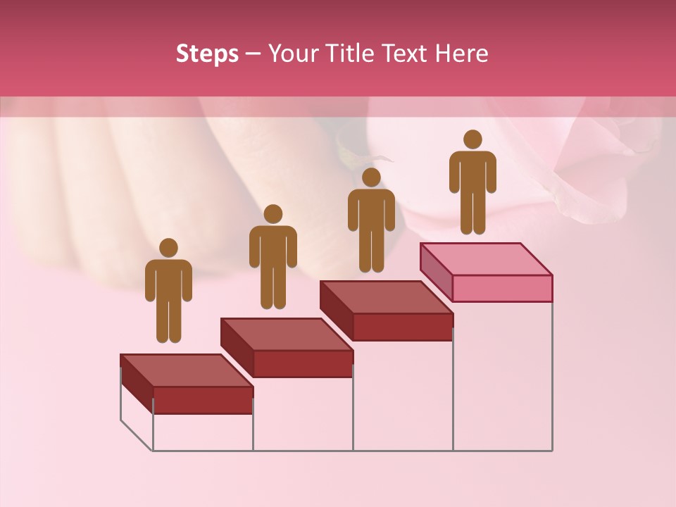 Giving Palms Pink PowerPoint Template