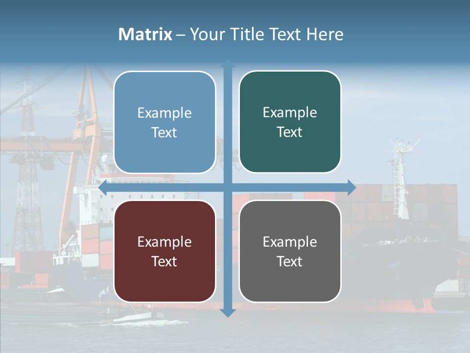Trade Carrier Discharge PowerPoint Template