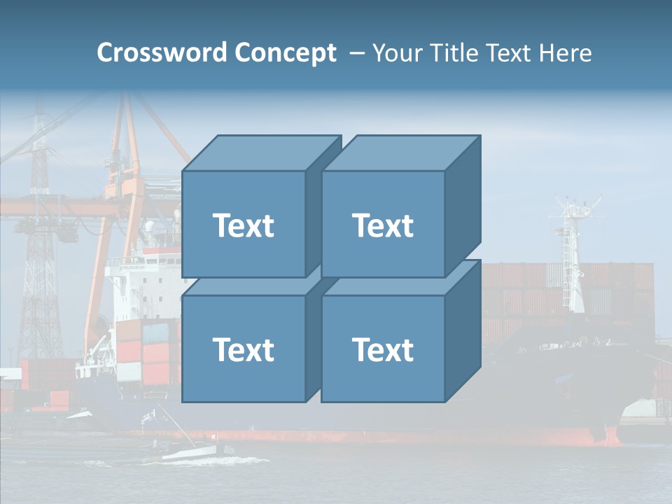 Trade Carrier Discharge PowerPoint Template