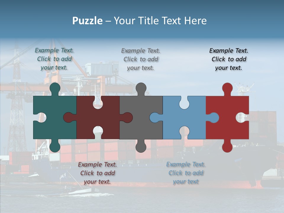 Trade Carrier Discharge PowerPoint Template