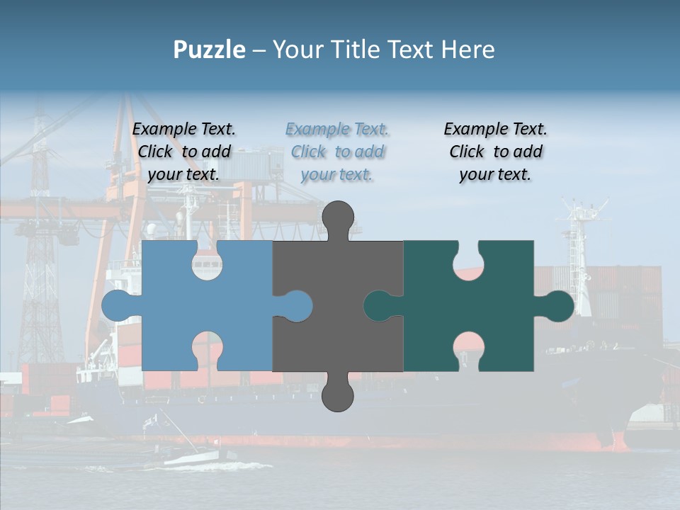 Trade Carrier Discharge PowerPoint Template