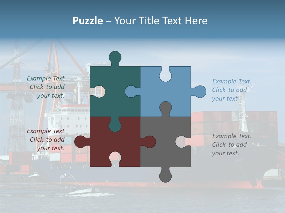 Trade Carrier Discharge PowerPoint Template