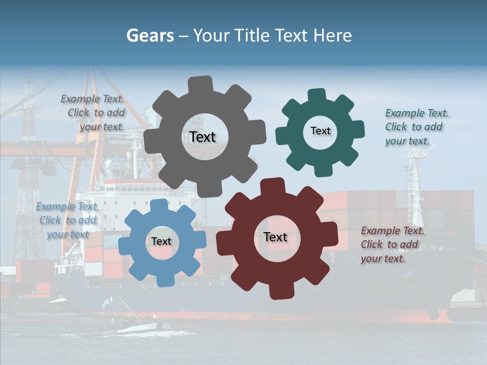 Trade Carrier Discharge PowerPoint Template