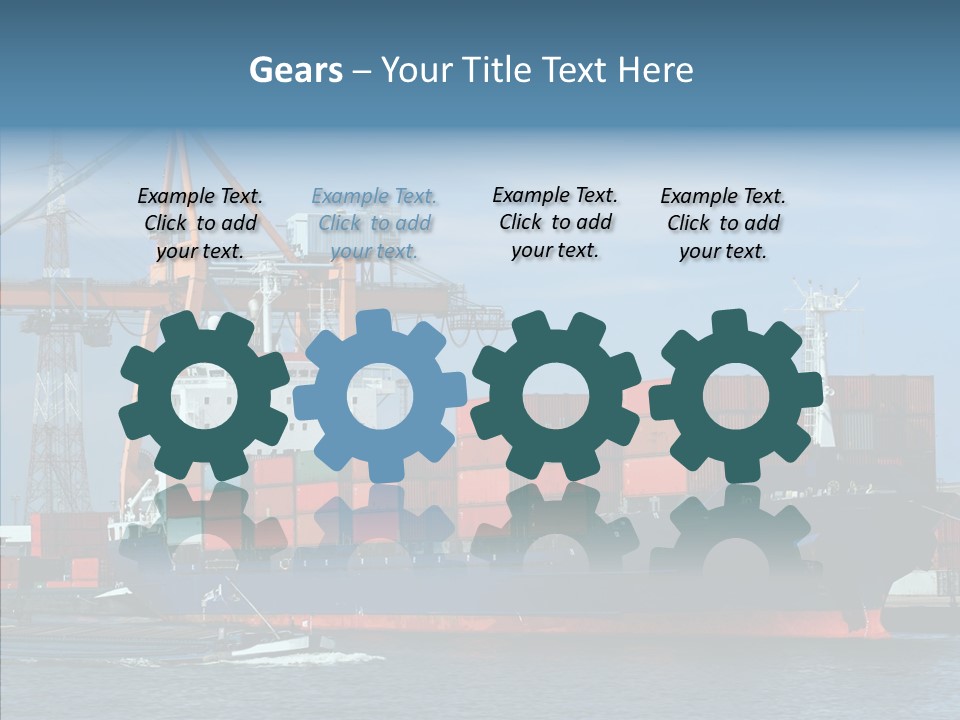 Trade Carrier Discharge PowerPoint Template