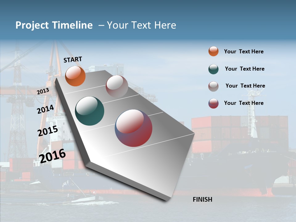 Trade Carrier Discharge PowerPoint Template