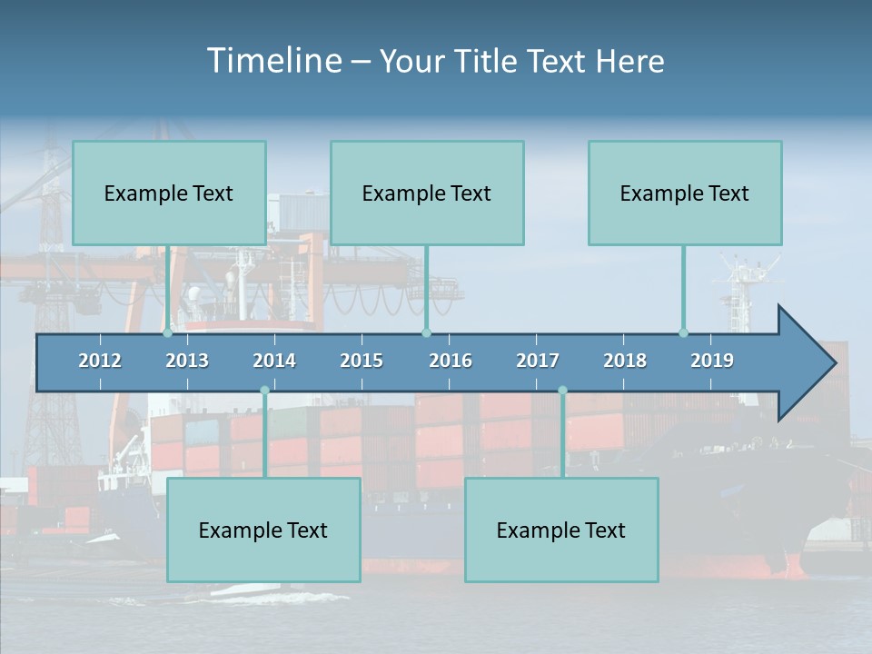 Trade Carrier Discharge PowerPoint Template