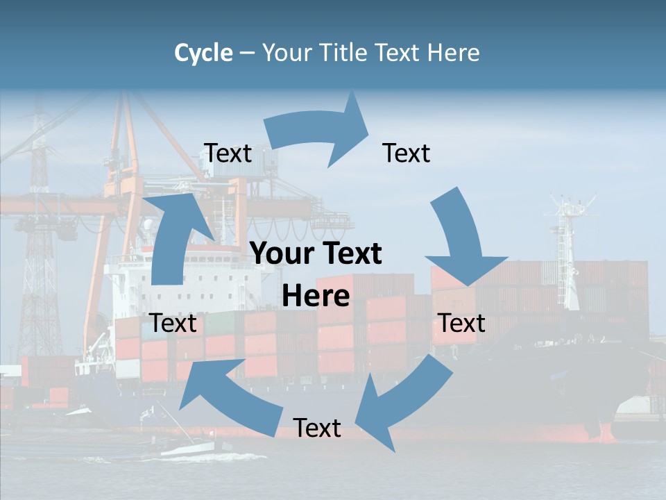 Trade Carrier Discharge PowerPoint Template