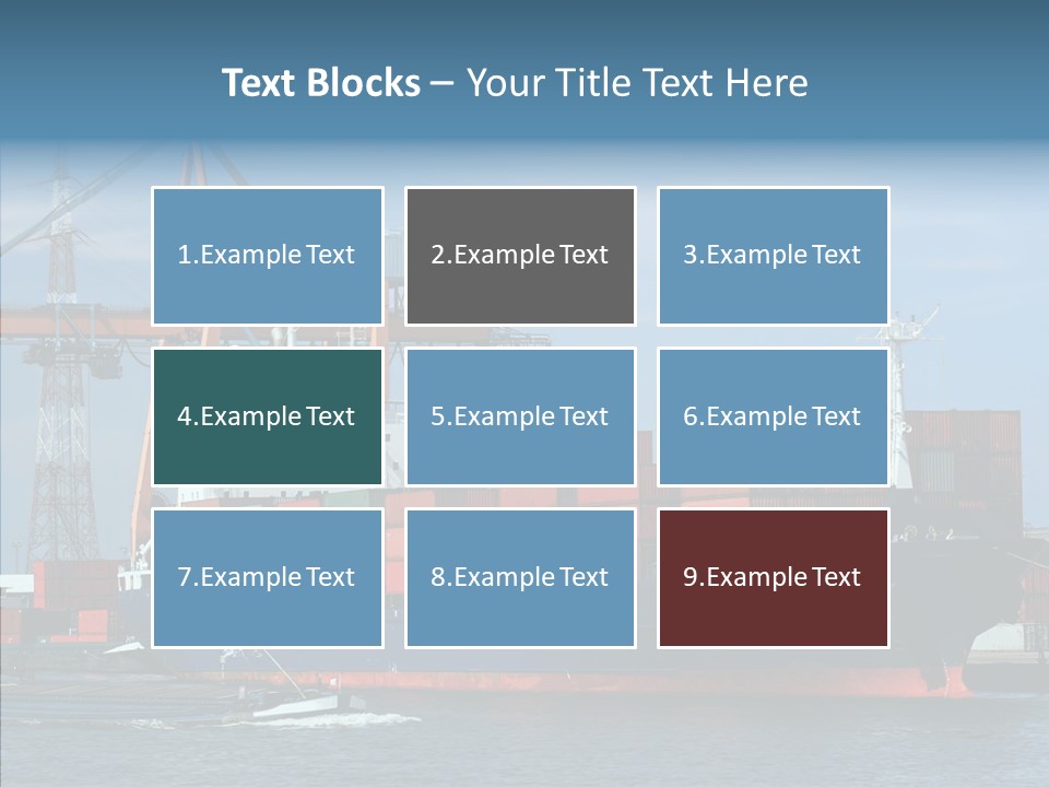 Trade Carrier Discharge PowerPoint Template